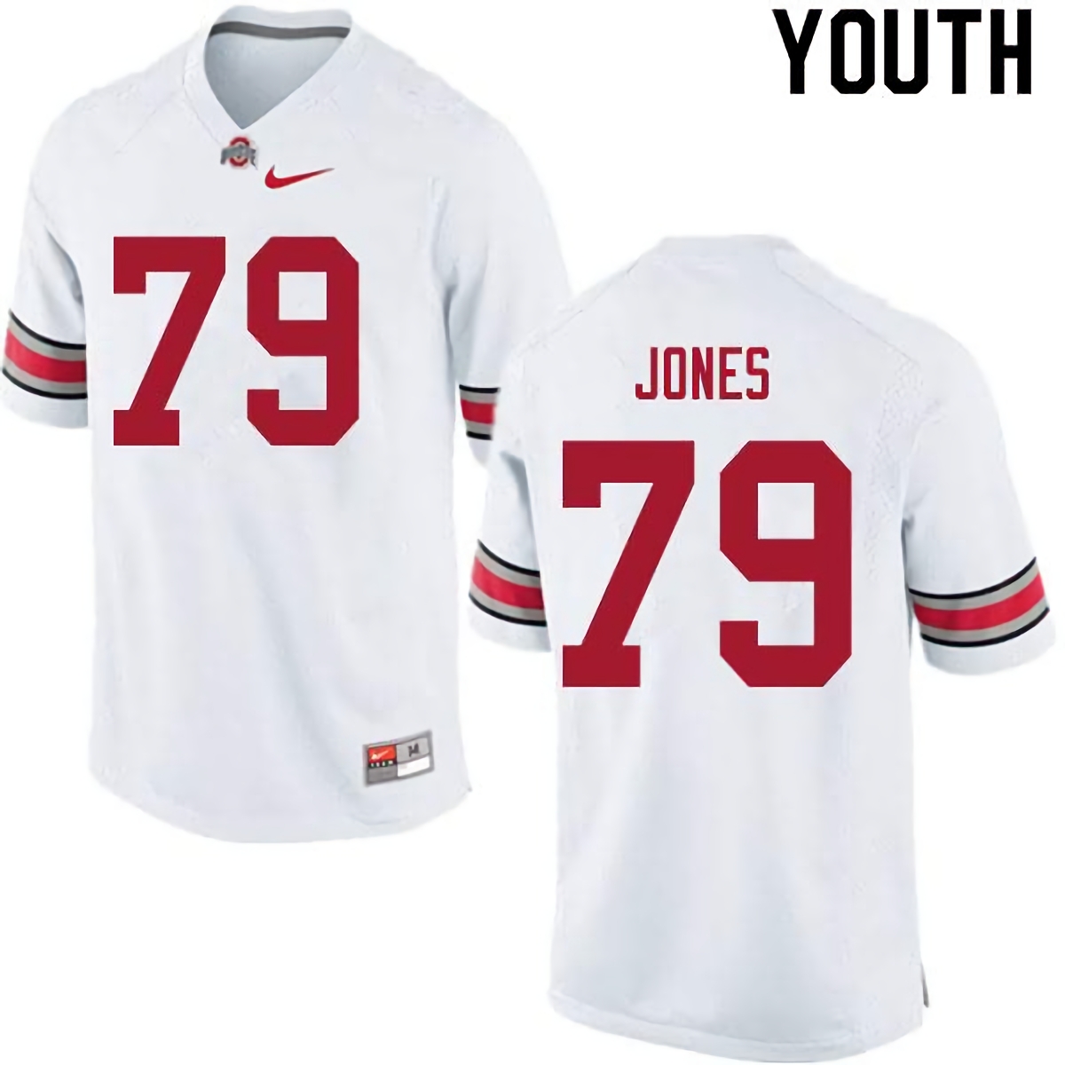 Dawand Jones Ohio State Buckeyes Youth NCAA #79 Nike White College Stitched Football Jersey XJU5556PQ